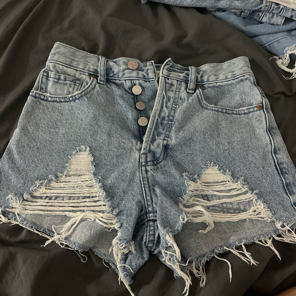 Distressed Denim Shorts for Women